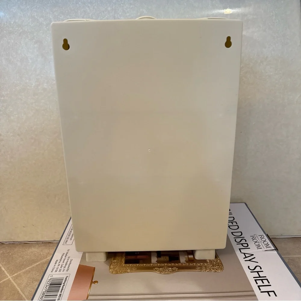 TikTok Viral Room2Room Five Below Gilded Display Shelf Gold Vanity Cabinet